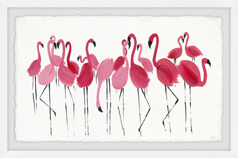Blushing Flamingos