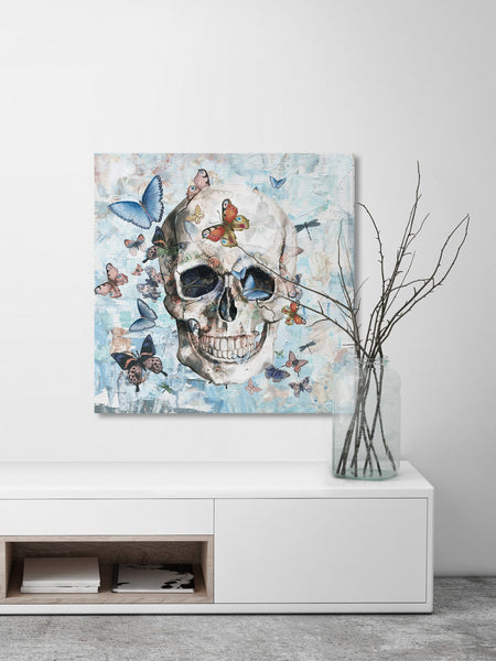 Clouded Happy Butterfly Skull – PARVEZ TAJ