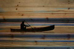 Canoe on Calm Lake