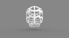 Headache - Human Skull - 3D White
