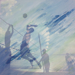 Volleyball at Dusk
