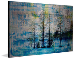 Fir Trees Blue