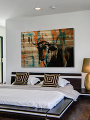 Orange Teal Steer