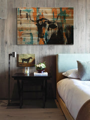 Orange Teal Steer