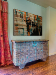 Orange Teal Steer