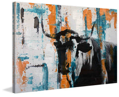 Orange Teal Steer