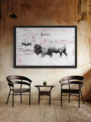 Buffalo Walking