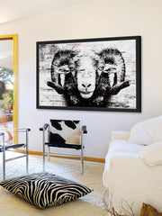 Staring Ram Eyes