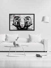 Staring Ram Eyes