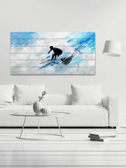 White Surf Riding