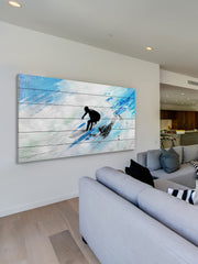 White Surf Riding