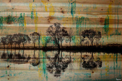 Green and Yellow Splashes