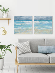 Playful Waves Diptych
