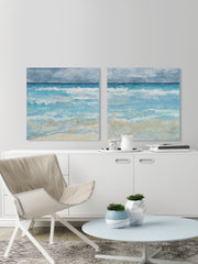 Playful Waves Diptych