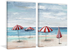 Umbrella Sticks Diptych