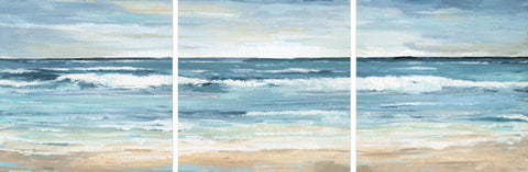 Blue Waves Triptych