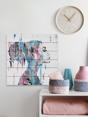 Pink Blue Face Smudges