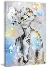 White Floral Crown