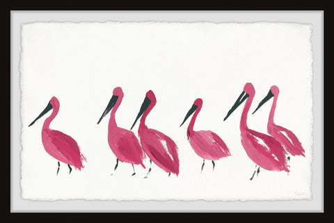 Bright Pink Flamingos