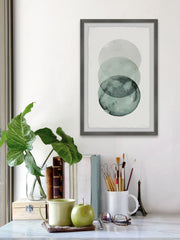 Ombre Green Circles