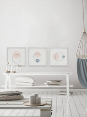 Three Orbiting Circles Triptych
