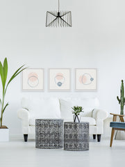 Three Orbiting Circles Triptych