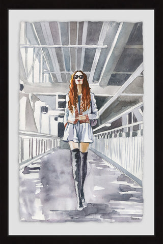 Black Boots in Hallway
