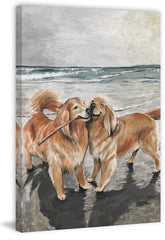 Playful Retrievers