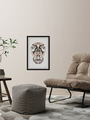 Kaleidoscope Butterfly Skull II