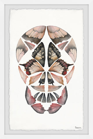 Kaleidoscope Butterfly Skull