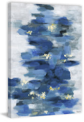 Blurry Blue Flowers