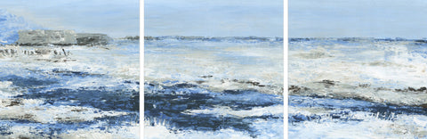 Ultimate Blue Waves II Triptych