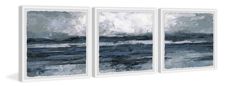 Dark Vast Ocean Triptych