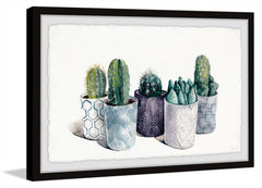 Indigo Cactus Pots