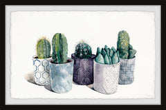Indigo Cactus Pots