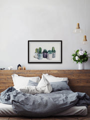 Indigo Cactus Pots