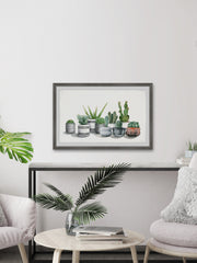 Lined Potted Cactus