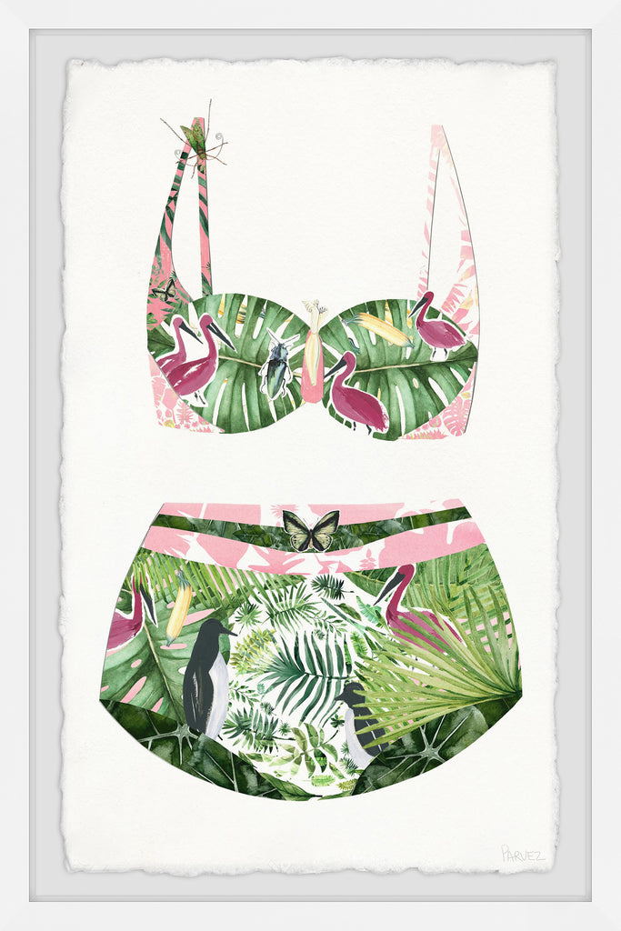 Flamingos and Palms Swimsuit