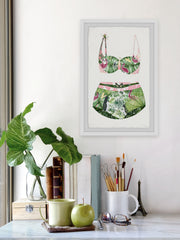 Flamingos and Palms Swimsuit
