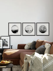 Forest Moon Triptych