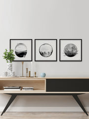 Forest Moon Triptych