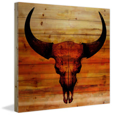 Burnt Sienna Skull