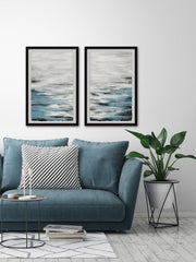 Reflective Sea Diptych