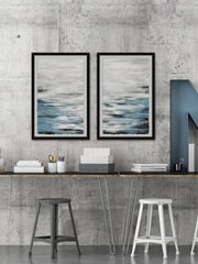 Reflective Sea Diptych