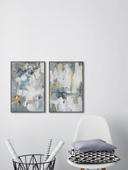 Paint Strokes Diptych