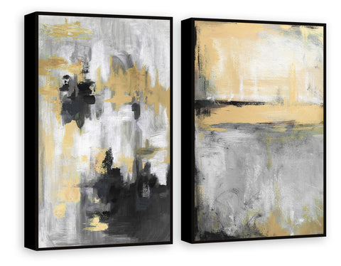 Golden Fog Diptych