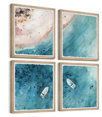 Sailing to the Vast Sea Quadriptych