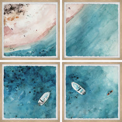 Sailing to the Vast Sea Quadriptych