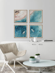 Sailing to the Vast Sea Quadriptych