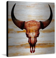 Burnt Orange Skull